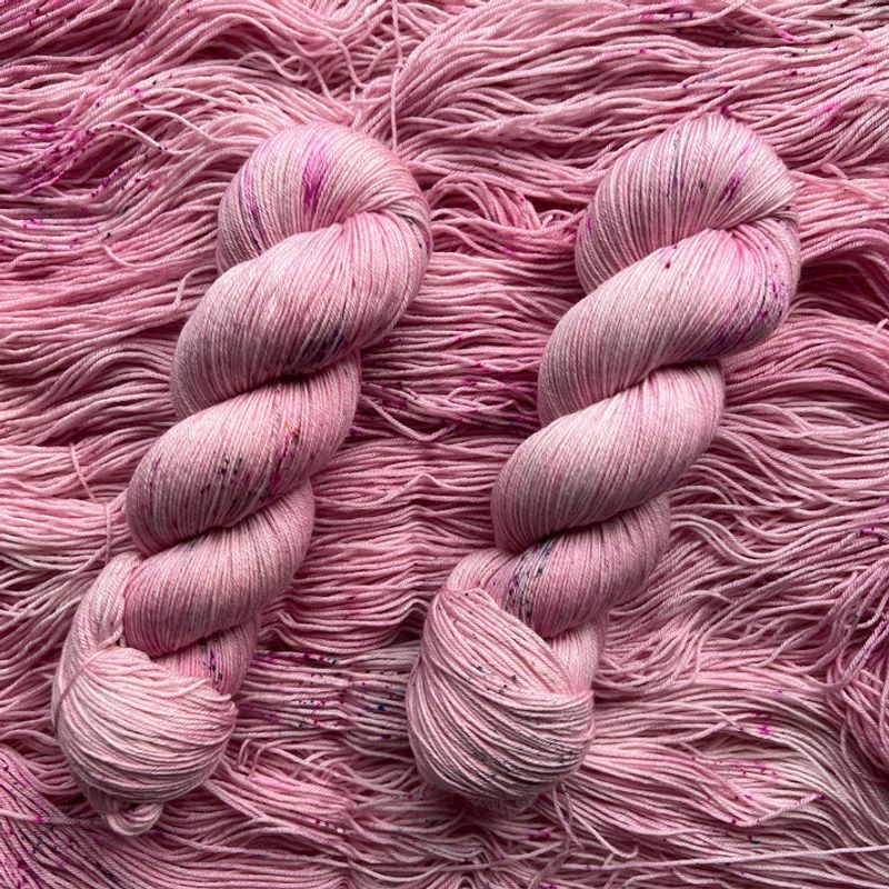 Tynn ren merino - Valentine Blush